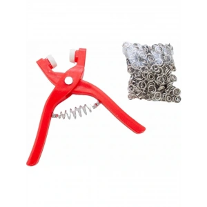 Yuvarlak Halkalı Kuş Gözü Pensesi 9.5 Mm - Bebek Elbise Çıtçıt Montaj Seti