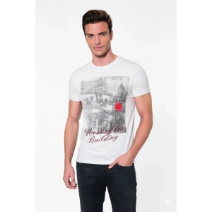 Berrak Erkek  Köprü Baskılı T-shirt 1047