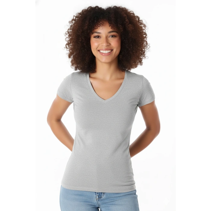 Berrak Bayan Kısa V Yaka 2132