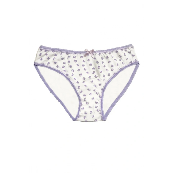 Berrak Kadın İçin Beyaz Kurdele Detaylı Bikini Kod 11104