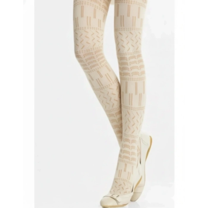 Daymod Daisy File Desenli Kadın Külotlu Çorap