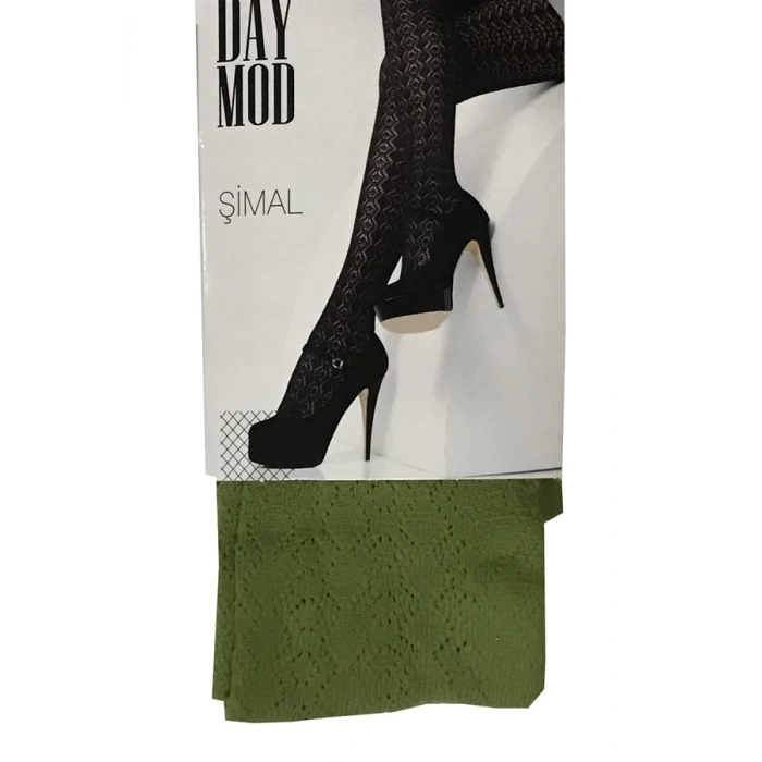 Daymod Kadın Şimal Micro File Desenli Külotlu Çorap