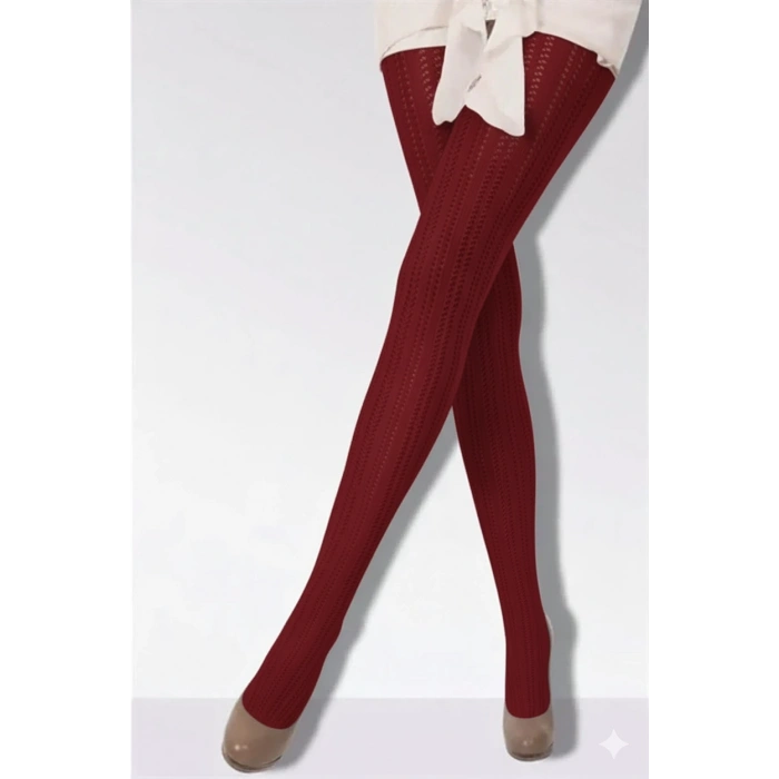 Daymod Martina Kadın File Desenli Külotlu Çorap