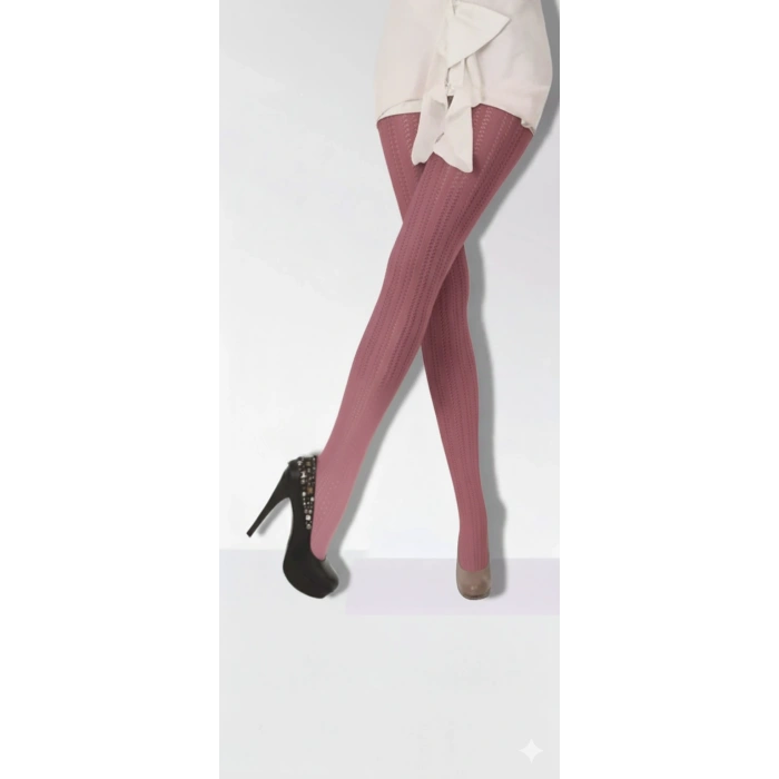 Daymod Martina Kadın File Desenli Külotlu Çorap