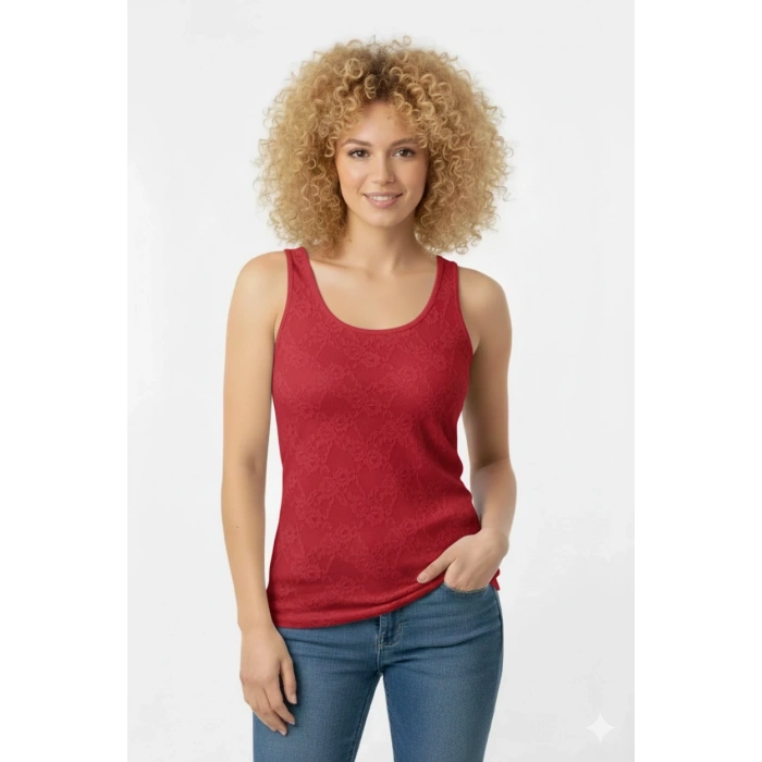 Dorya Dantelli Kalın Askılı Atlet 1031