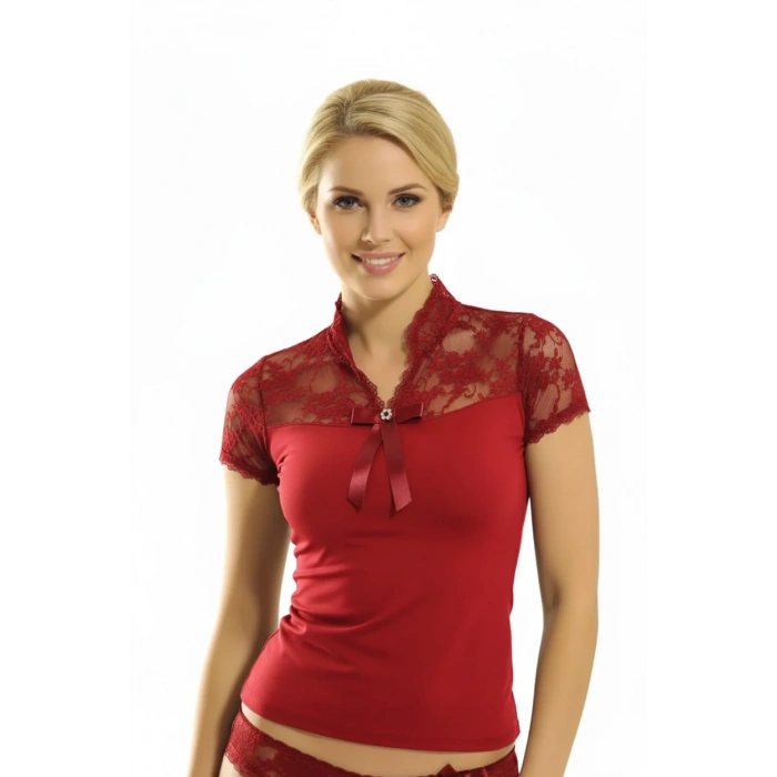 Göğüs Kısmı Dantelli  Kadın Body