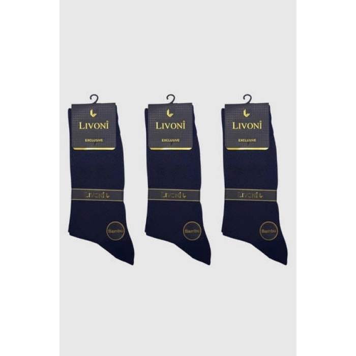Livoni Dikişsiz Bambu Erkek  Çorap