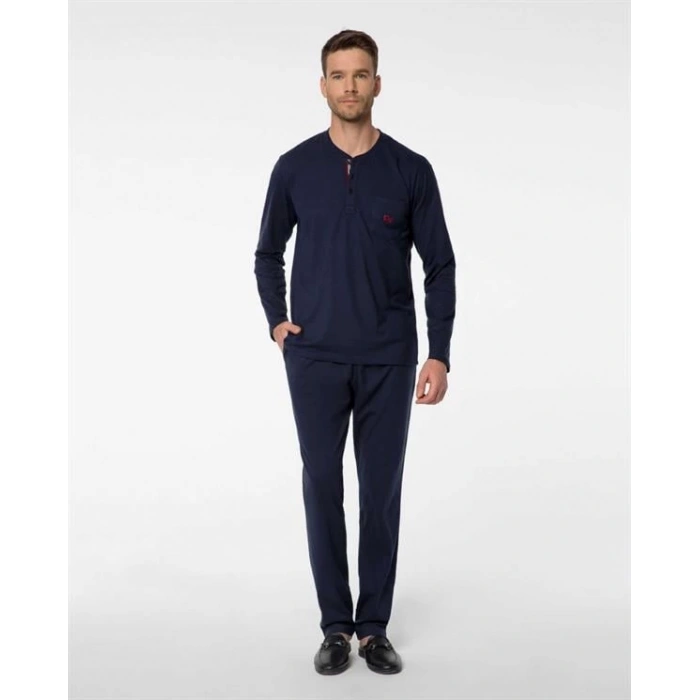 Pijalux Uzun Kollu  Erkek  Pijaması 2053