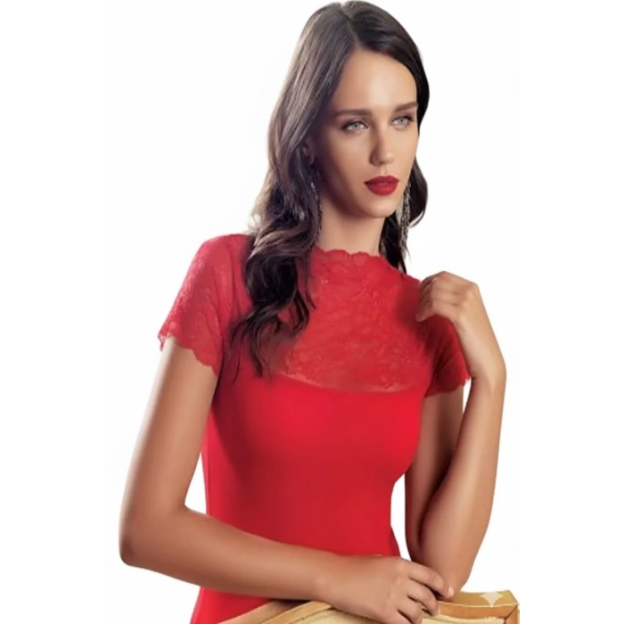 Şahinler Bayan Likralı Dantelli Atlet B625