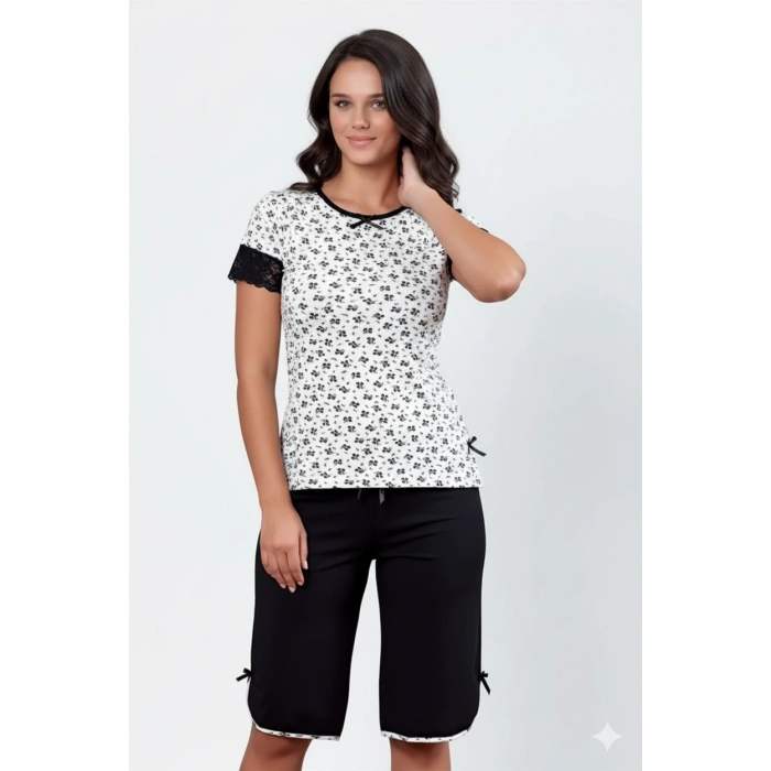 Şahinler Kolu Dantelli Kapri Takım B454