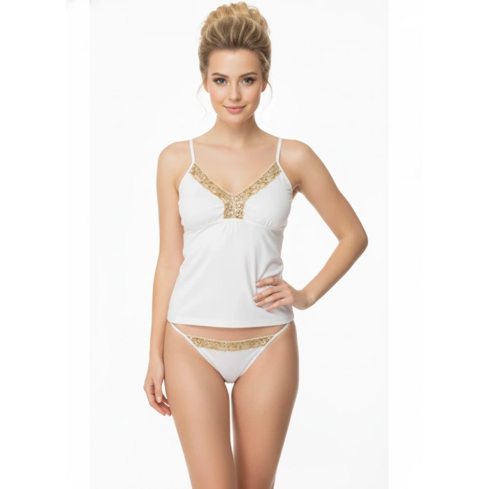 Şahinler Nakışlı İp Askılı Takım B339