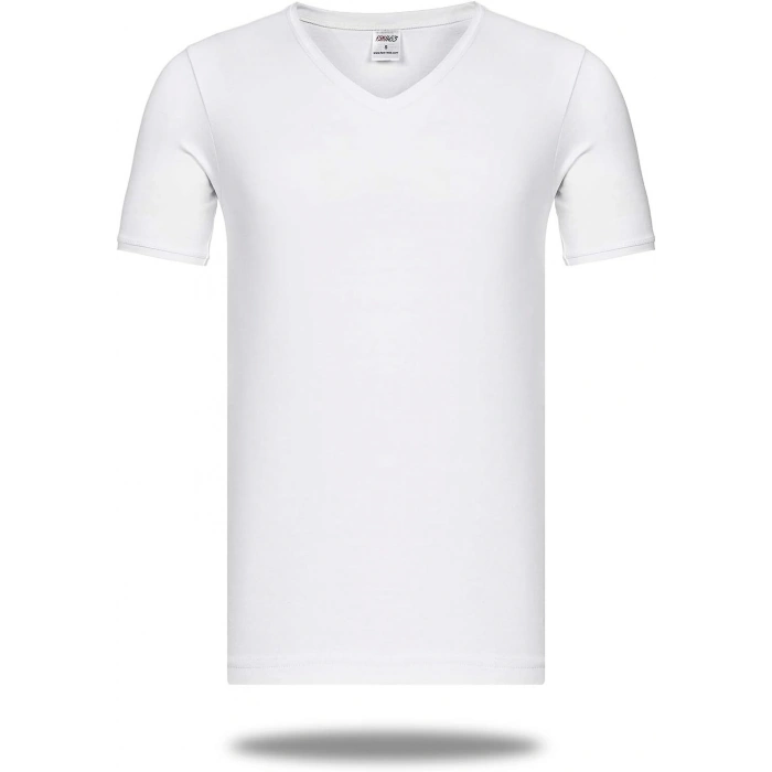 Star 206 Modal Yarım Kol V-yaka T-shirt Atlet