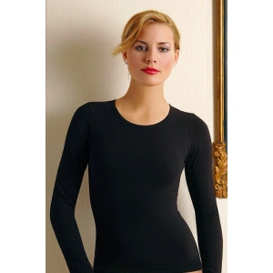 Açık Yaka Uzun Kol T-shirt 2142