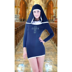 B102707 Seksi Rahibe Kostümü