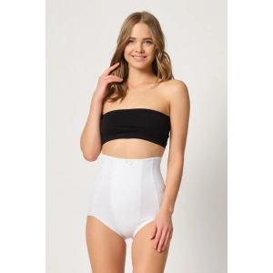 Beyaz Mı Emay 2920 Yüksek Bel Karın Desteklı Slip Lazer Korse