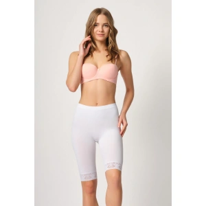 Beyaz Mı Emay 3004 Soft Uzun Paça Dantel Boxer