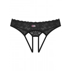 Büyük Beden Dantelli Kadın Siyah Fantazi Külot