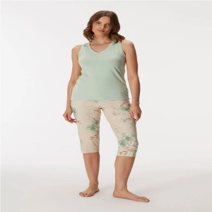 Kadın Atlet Ve Kapri Pantolon Takım