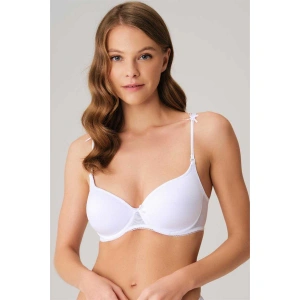 Kadın Balenli Desteksiz Dolgusuz Askıları Çıkabilen Yumuşak Süngerli Günlük Klasik T-shirt Sütyeni