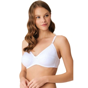 Kadın Pamuklu Balensiz Desteksiz Toparlayıcı Klasik Sütyen