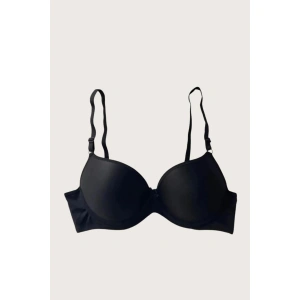 Mikro Kumaş Push Up Dolgulu Balenli Günlük Tek Destekli Sütyen