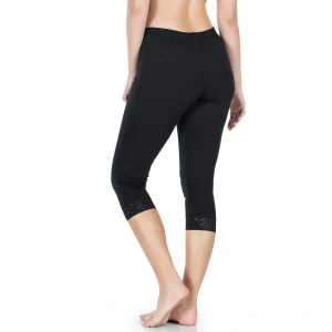 Paçası Dantelli Kısa Kadın Tayt 421