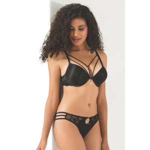 Silikonlu Taşlı Simli Sütyen Takım Kadın 5020