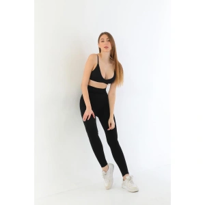 Siyah Mı 3904 Göğüs Altı Yüksek Bel Toparlayıcı Tayt