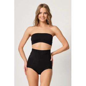 Siyah Mı Emay 2931 Karın Balen Destekli Slip Lazer Korse