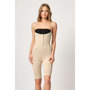 Ten Mı Emay 2093 Ön Agraflı Göğsü Açık Paçalı Boy Korse