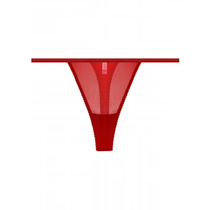 Transparan Kırmızı Kadın Fantezi String Tanga