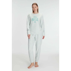 Uzun Kol Polar Pijama Takımı