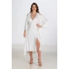2li Ekru Sabahlık Takımı Bigsize 6224