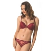 Brodeli Silikonlu Taşlı Sütyen Takım Kadın 5040