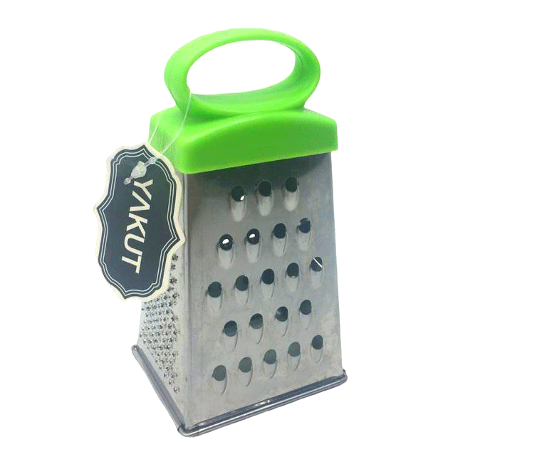 Dörtgen - Küçük Metal Rende Plastik Saplı (4172)