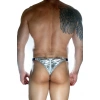 Erkek  Arkası Büzgülü Gümüş Brazillian Slip