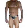 Erkek  Arkası Büzgülü Gümüş Brazillian Slip