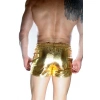 Erkek Gold Lame Short