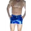Erkek Mavi Lame Short