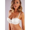 Gala Push-up Strapless Bra, Ekru Konforlu Ve Şık Sütyen, Strapless