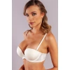Genius Balconette Heavy Push Up Bra, Ekru Konforlu Ve Şık Sütyen
