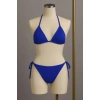 Kadın Mavi Yandan Ve Boyundan Bağlamalı Bikini Mayo Takımı