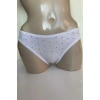 Kadın Pamuklu Puantiye İşlemeli Slip