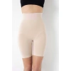 Kadın Toparlayıcı Bel Ve Bacak İnceltici Dikişsiz Yüksek Bel Kısa Paça Şort Korse (s)