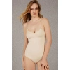 Kadın Toparlayıcı Vücut İnceltici Dikişsiz Altı Kancalı Badi Korse