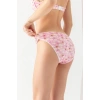 Pamuklu Desenli, 3lü Slip Külot Pembe (mgp2961)