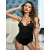 Siyah Dantel İşlemeli Fantezi Babydoll