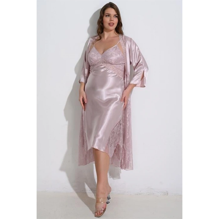 2li Pudra Sabahlık Takımı Bigsize 6220