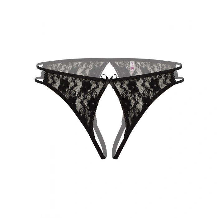 Ağı Açık Kadın Siyah Fantezi Külot