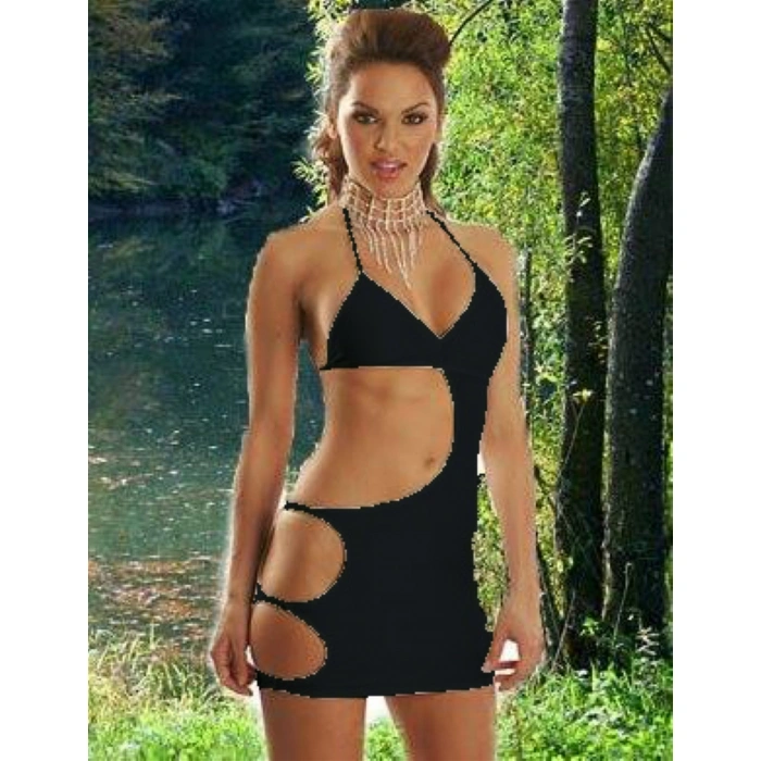 B060785 Dekolteli Seksi Elbise